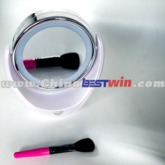 double-side magnifying LED lamp desktop plastic mirror