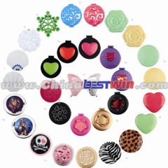 factory wholesale beautiful small plastic pocket mirror