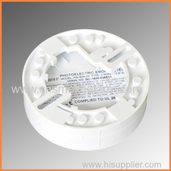 With LED output conventional smoke and heat detector