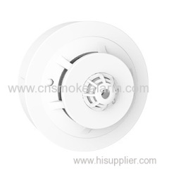 With LED output conventional smoke and heat detector