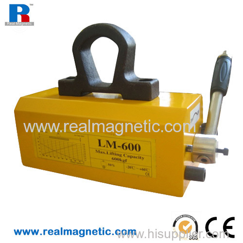 CE certificated powerful 600kg lifting magnet with 3.5 times safety factor