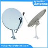 ku band 75*82cm 30-inch offset galvanized steel satellite dish antenna for free to air