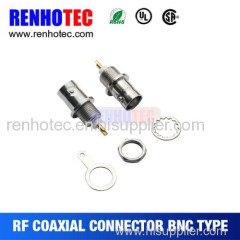 RG178 RG179 bulkhead crimp electrical BNC female connector