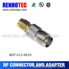 vertical BNC female to SMA adapter RF connector panle mount