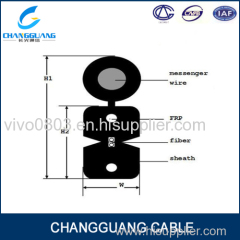 Indoor self supporting FTTH drop cable