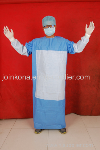 Medical nonwoven surgical gowns