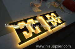 Titanium gold signs /titanium gold logo /titanium letter