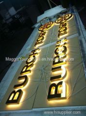 Titanium gold signs /titanium gold logo /titanium letter