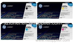 HP 650A Original LaserJet Toner Cartridge CE270A CE271A CE272A CE273A For HP Colour LaserJet Enterprise CP5525 M750 prin