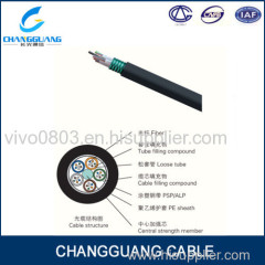 Stranded loose tube non-armored optic cable