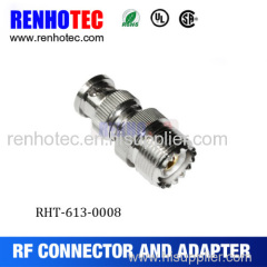 vertical BNC plug to UHF/SMA jack adapter RF connector