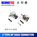 hot sale zinc alloy 90/180 Degree F type male RF connector