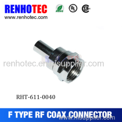 hot sale zinc alloy 90/180 Degree F type male RF connector