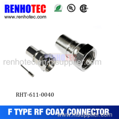 hot sale zinc alloy 90/180 Degree F type male RF connector