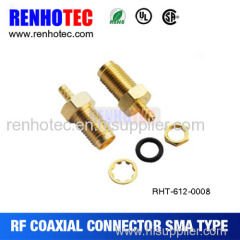 Crimp type SMA female connector for antenna cable