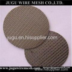 stainless steel twill dutch weave filter disc