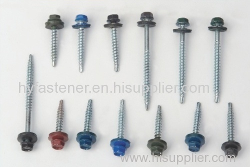 Hex Washer Head Self Drilling Screw with EPDM Bonded Washer