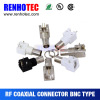 white plastic PCB mount 90 degree bnc female connector