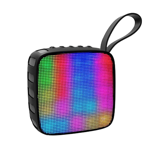 Silicone Shell Multi-color LED Lights Portable Outdoor Speakers