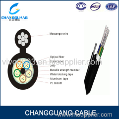 Figure 8 stranded self supporting aerial fiber optic cable