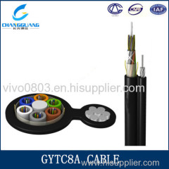 Figure 8 stranded self supporting aerial fiber optic cable