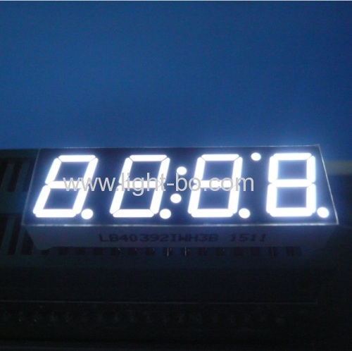 0,39 дюйма 4-значный общий анод супер яркий зеленый 7-сегментный светодиодный дисплей часов на панели приборов