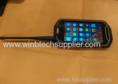 4g lte waterproof phone ptt ip68 atex EX certified phone 4200mah 4.5inch 2g 16g walkie talkie oem phone ru=gged