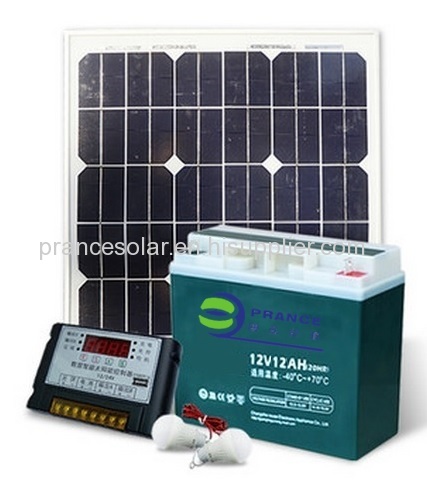 Portable 30W small household solar Lighting System