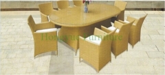 Patio outdoor rattan dining set table chairs sale