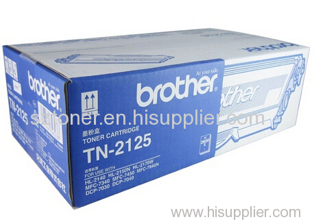 Original Brother TN-2125 Toner Cartridge for Brother HL-2140 HL-2150N HL-2170W MFC-7340 MFC-7450 MFC-7840N DCP-7040 DCP-