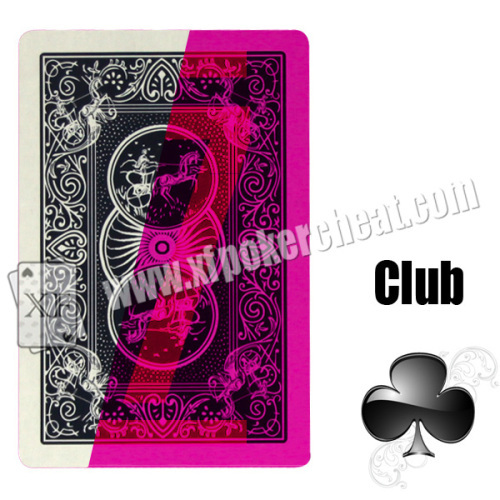 China Zheng Dian 8845 Invisible Paper Playing Cards Poker for Contact lenses