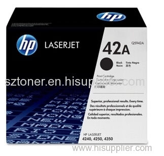 HP 42A Black Original LaserJet Toner Cartridge HP Q5942A for HP LJ4250 4350 4240