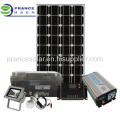 Portable 500W small household solar Lighting System