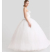 ALBIZIA Beading Ivory Strapless Tulle A Line Floor length Bridal Wedding Dresses