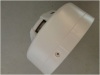 Wired battery powered photoelectric smoke detector
