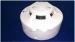 Wired battery powered photoelectric smoke detector