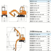 Hot Sales 8.5t Multifunction Crawler Backhoe Mini Excavators