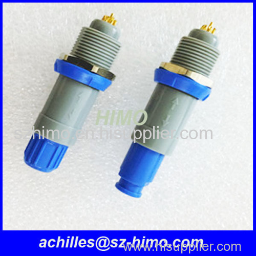 3pin lemo waterproof medical plastic connector