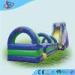 Green Inflatable Playground Slide / Wet Dry Inflatable Slides For Swimming Pool
