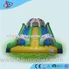 Outdoor Football Big Inflatable Dry Slides Security For Open Air