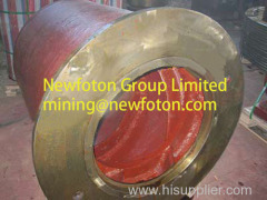 Inlet screw of ball mill