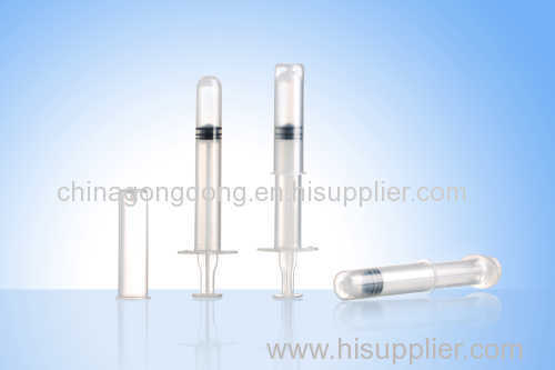 Drug-prefilled pp vaginal syringe