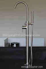 Cold and hot water bath faucet and shower