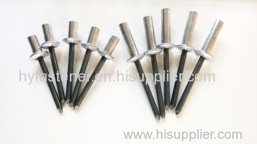 aluminum steel closed end blind rivet