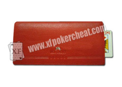 Black Leather Man Style Wallet Poker Cheat Device/ Poker Cheat Tools