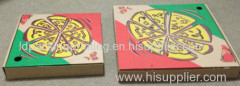 Various size flexo printing pizza box customized packaging pizza box