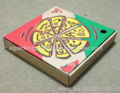 Various size flexo printing pizza box customized packaging pizza box