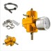 Universal Adjustable Fuel Pressure Regulator For Diesel Kit Oil 0-160psi Gauge Universal RED -6AN
