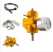 High QualityUniversal Gold ADJUSTABLE FUEL PRESSURE REGULATOR FOR DIESEL 0-140 PSI GAUGE+HOSE KIT