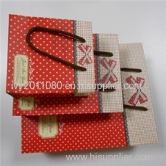 Three Pcs Paper Shopping Bag Set